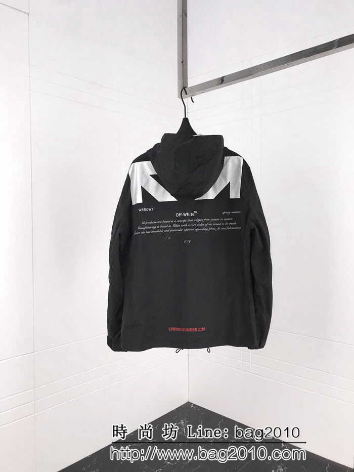 OFF-white 原單管道貨 原版五金配件 19ss春季新款 男款風衣外套 ydi2495